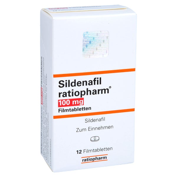 SILDENAFIL ratiopharm 100 mg Filmtabletten 12 St