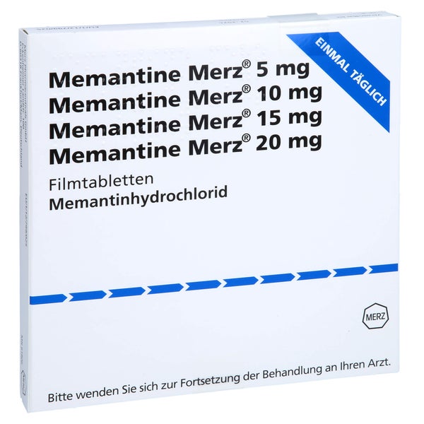 MEMANTINE Merz 5/10/15/20 mg Filmtabletten 4X7 St