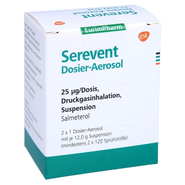 SEREVENT FCKW frei 120 Hub Dosieraerosol 2 St