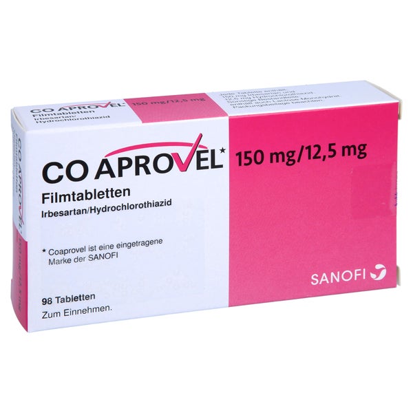 Coaprovel 150 Mg/12,5 mg Filmtabletten 98 St