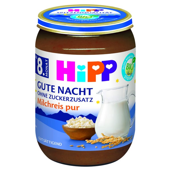 HIPP Gute Nacht Brei Milchreis pur o.Zuc 190 g