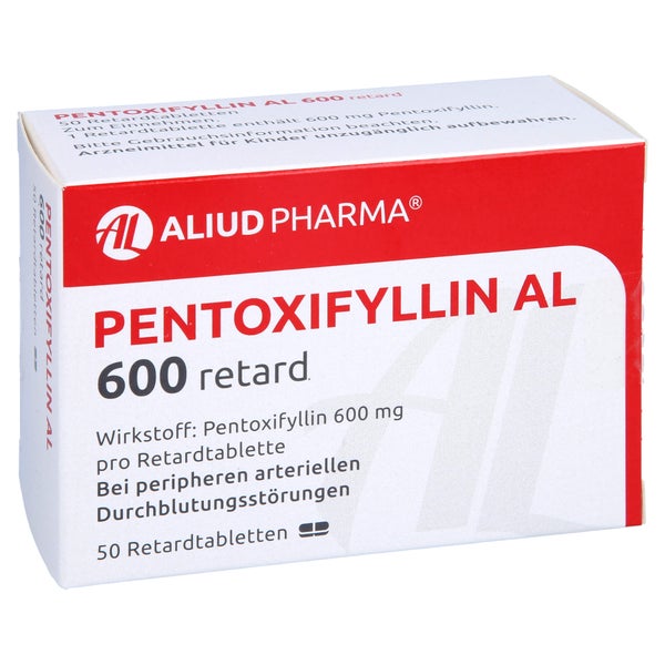 Pentoxifyllin AL 600 retard Tabl. 50 St
