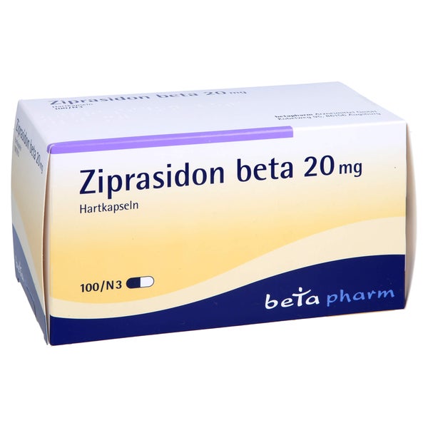 Ziprasidon beta 20 mg Hartkapseln 100 St