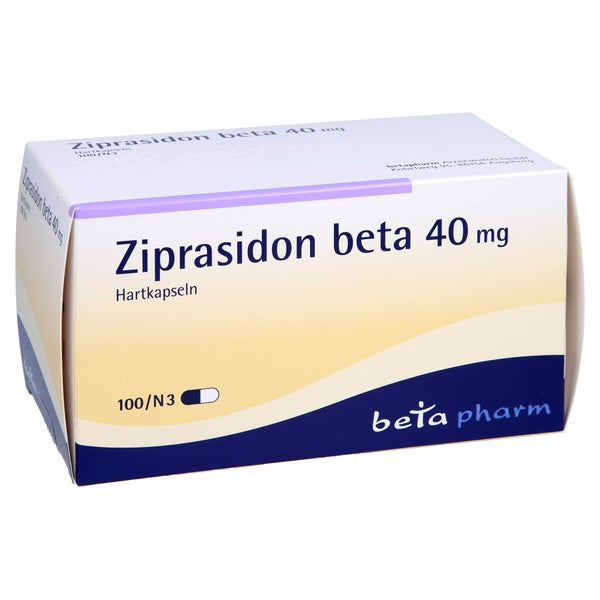 Ziprasidon beta 40 mg Hartkapseln 100 St