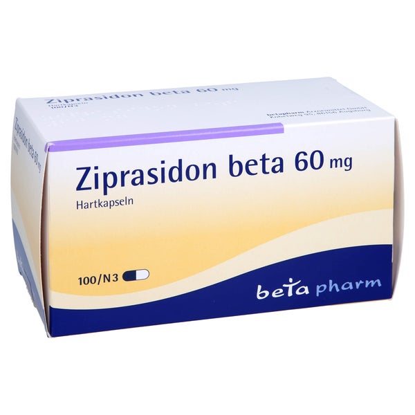 Ziprasidon beta 60 mg Hartkapseln 100 St