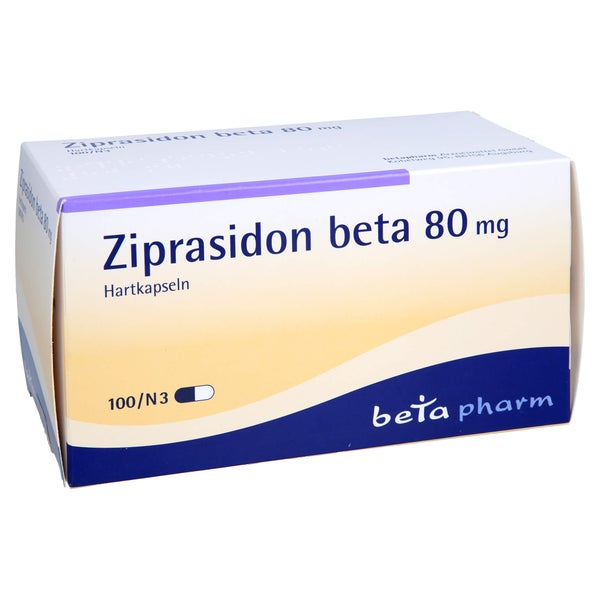 Ziprasidon beta 80 mg Hartkapseln 100 St