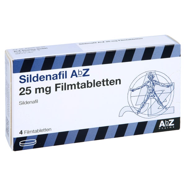 Sildenafil AbZ 25 mg Filmtabletten 4 St