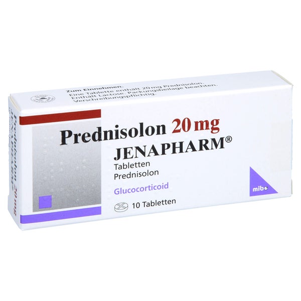 Prednisolon 20 mg Jenapharm Tabletten 10 St