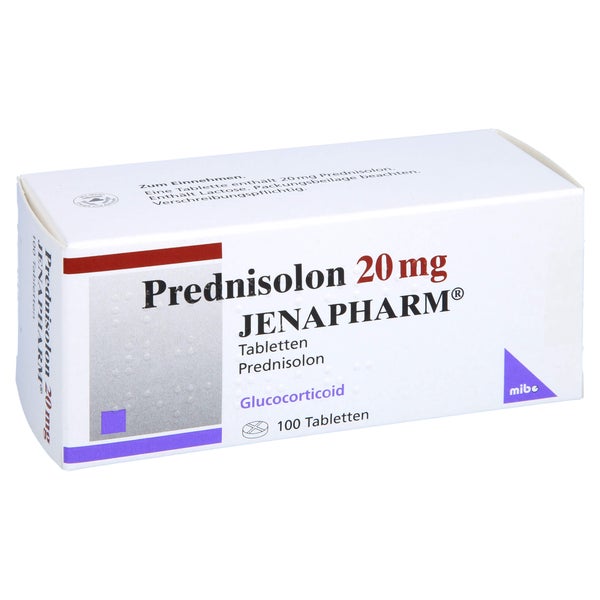 Prednisolon 20 mg Jenapharm Tabletten 100 St