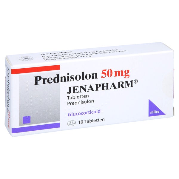 Prednisolon 50 mg Jenapharm Tabletten 10 St