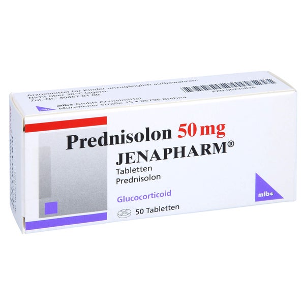 Prednisolon 50 mg Jenapharm Tabletten 50 St