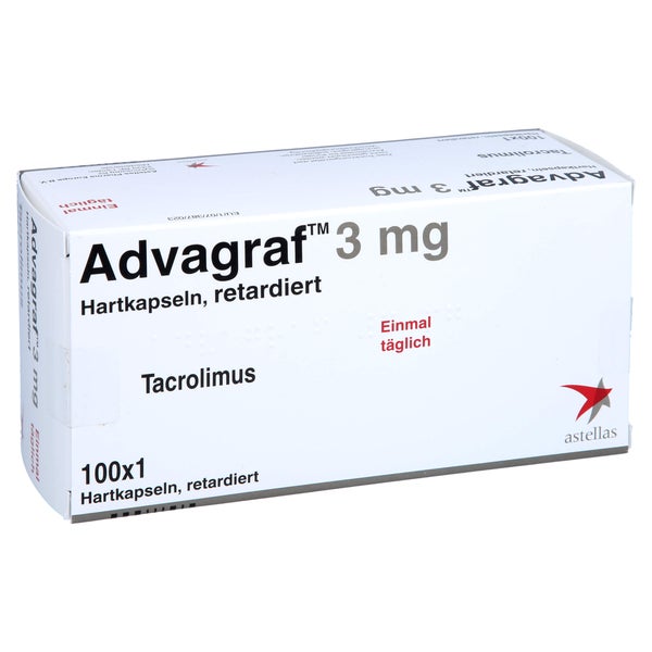 Advagraf 3 mg Hartkapseln retardiert 100 St