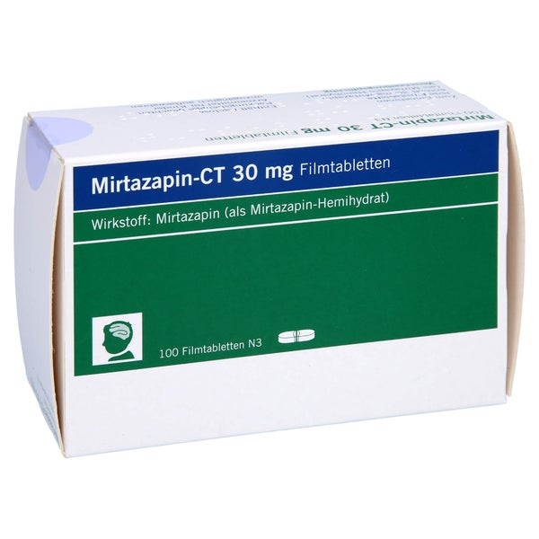 Mirtazapin-ct 30 mg Filmtabletten 100 St
