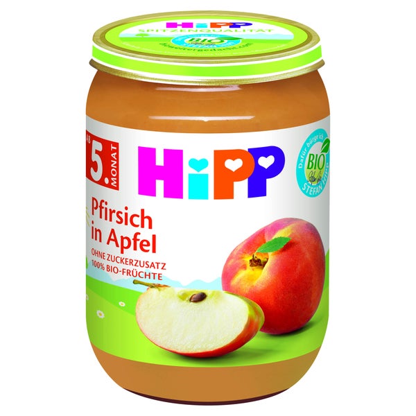 HIPP Milde Früchte Pfirsich m.Apfel 190 g