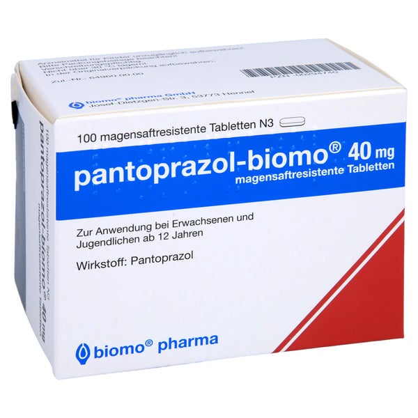 PANTOPRAZOL-biomo 40 mg magensaftres.Tabletten 100 St