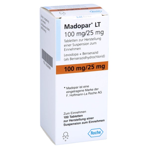 MADOPAR LT Tabl.z.Herst.e.Susp.z.Einnehmen 100 St