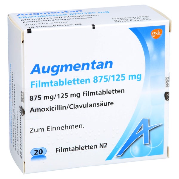 Augmentan 875/125 mg Filmtabletten 20 St