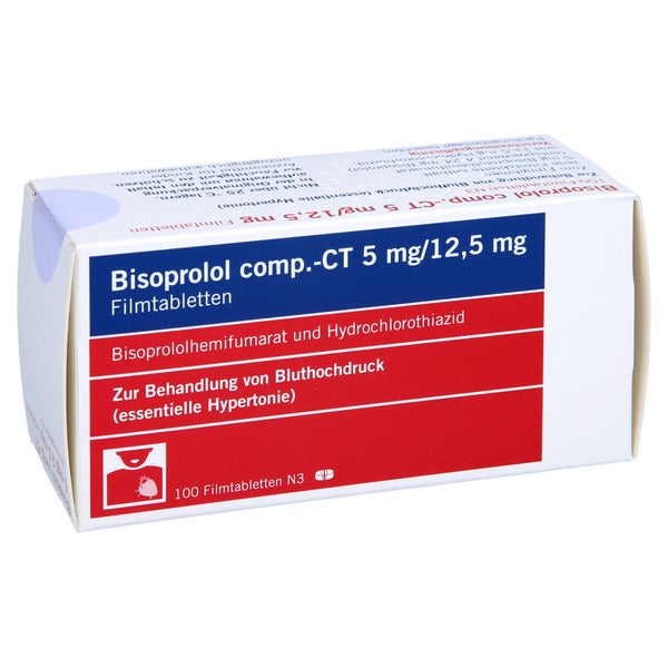 BISOPROLOL comp-CT 5 mg/12,5 mg Filmtabletten 100 St