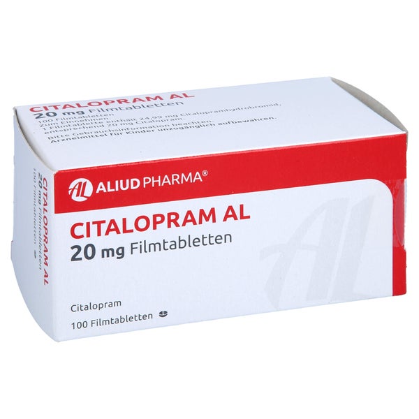 Citalopram AL 20 mg Filmtabletten 100 St