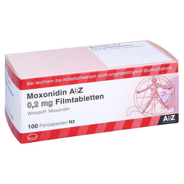 Moxonidin AbZ 0,2 mg Filmtabletten 100 St
