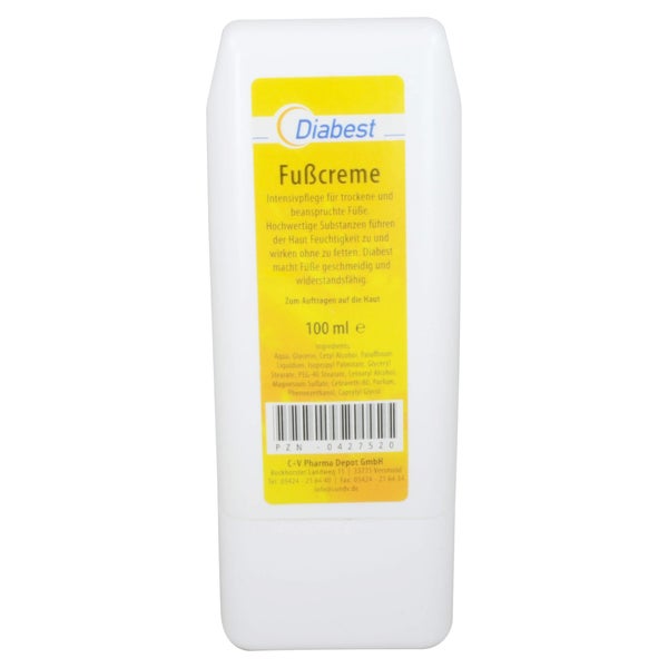 Diabest Fußcreme 100 ml