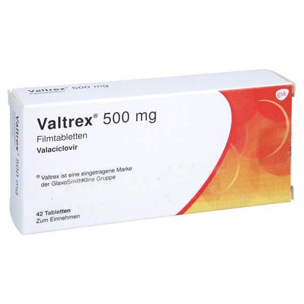 Valtrex 500 mg Filmtabletten 42 St