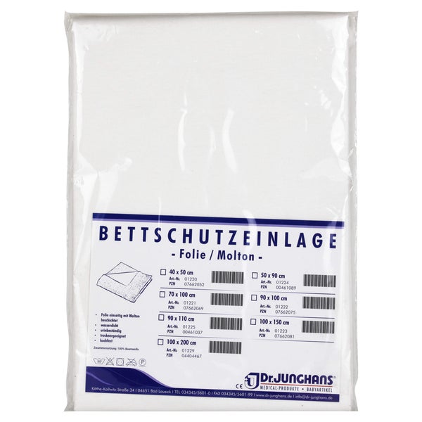 Bettschutzeinlage Folie Molton 90x110 cm 1 St