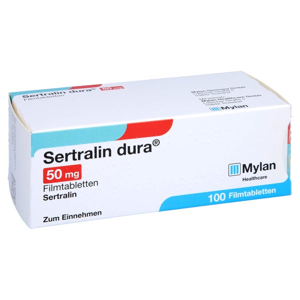 Sertralin dura 50 mg Filmtabletten 100 St