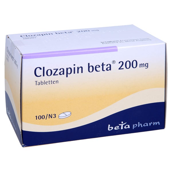 Clozapin beta 200 mg Tabletten 100 St