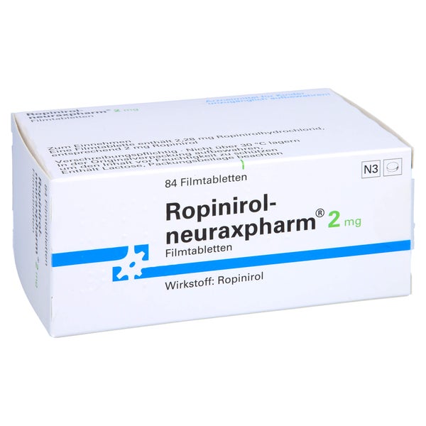 ROPINIROL-neuraxpharm 2 mg Filmtabletten 84 St