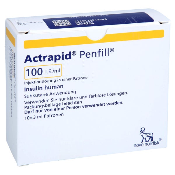 Actrapid Penfil 100 I.E./ml 10X3 ml