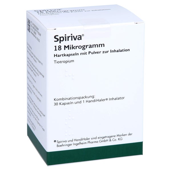 SPIRIVA 18 µg Hartkaps.m.Plv.z.Inhalat.+HandiHaler 30 St