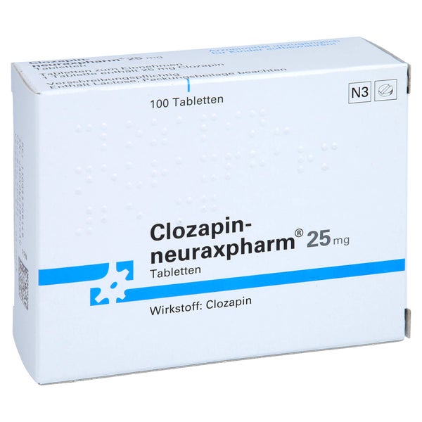 Clozapin-neuraxpharm 25 mg Tabletten 100 St