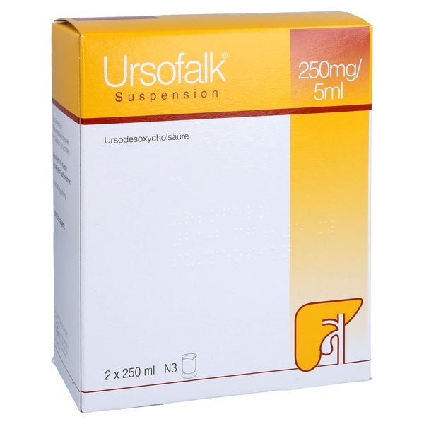 Ursofalk 250 mg/5 ml Suspension 500 ml