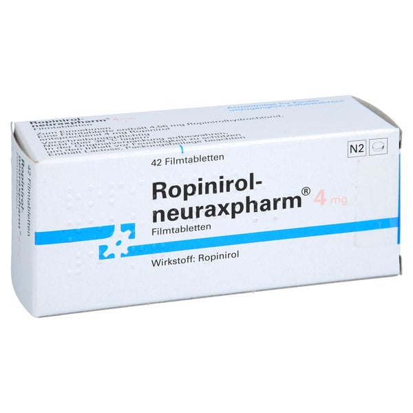 ROPINIROL-neuraxpharm 4 mg Filmtabletten 42 St