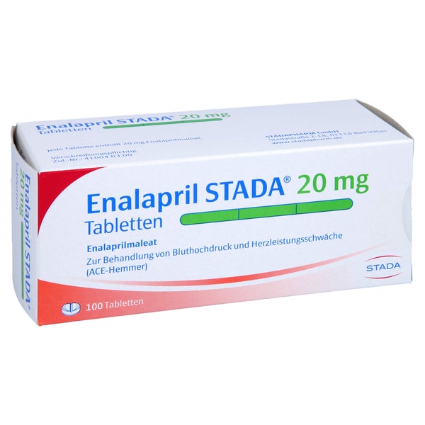 Enalapril Stada 20 mg Tabletten 100 St