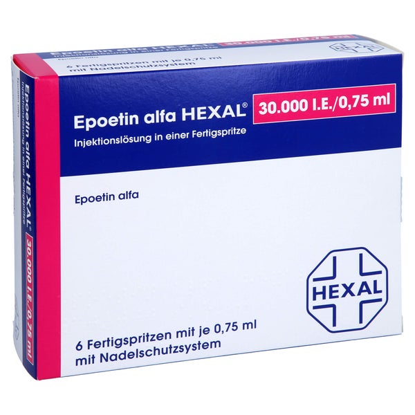 EPOETIN alfa HEXAL 30.000 I.E./0,75ml Inj.L.F.S. 6 St