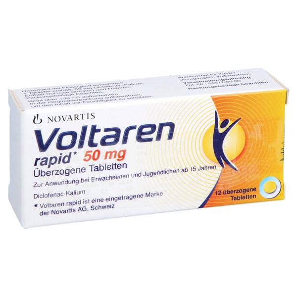 VOLTAREN rapid 50 mg überzogene Tabletten 12 St