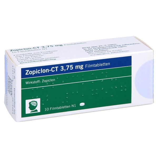 Zopiclon-ct 3,75 mg Filmtabletten 10 St