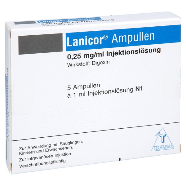 Lanicor Injektionslösung 5X1 ml