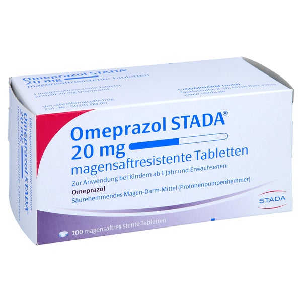 OMEPRAZOL STADA 20 mg magensaftres.Tabletten 100 St