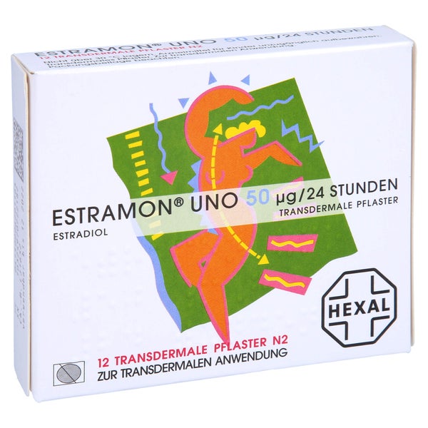 ESTRAMON uno 50 µg/24 Stunden transderm.Pflaster 12 St