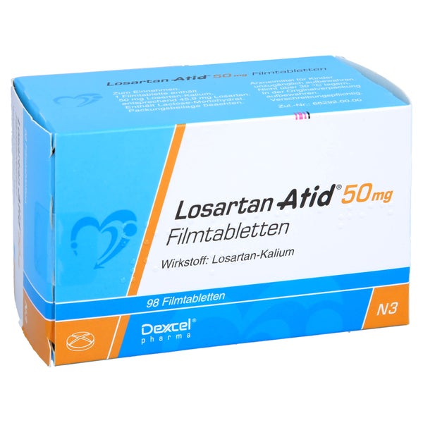 Losartan Atid 50 mg Filmtabletten 98 St