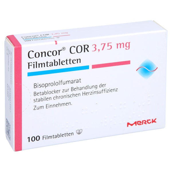Concor COR 3,75 mg Filmtabletten 100 St