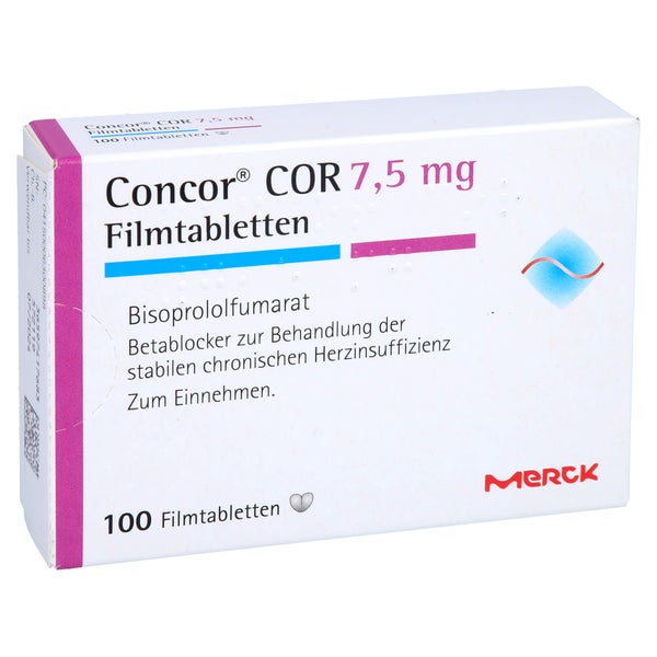 Concor COR 7,5 mg Filmtabletten 100 St
