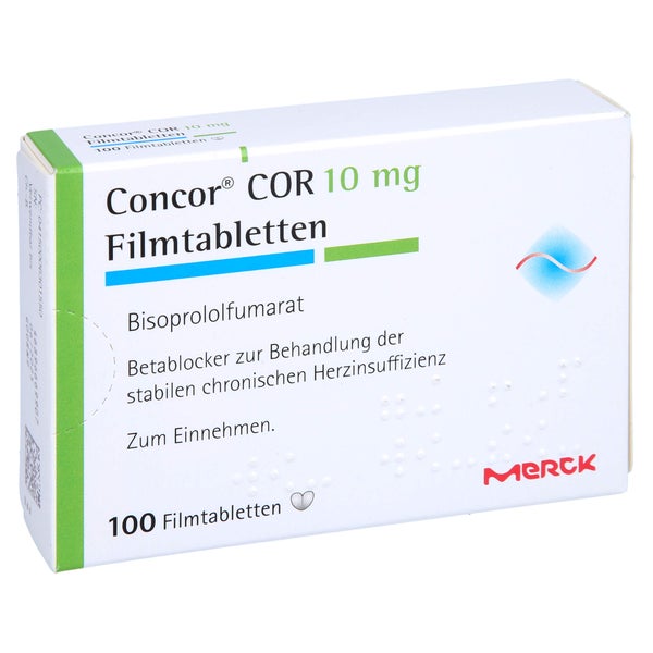 Concor COR 10 mg Filmtabletten 100 St