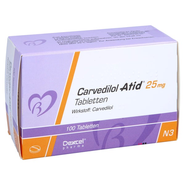 Carvedilol Atid 25 mg Tabletten 100 St