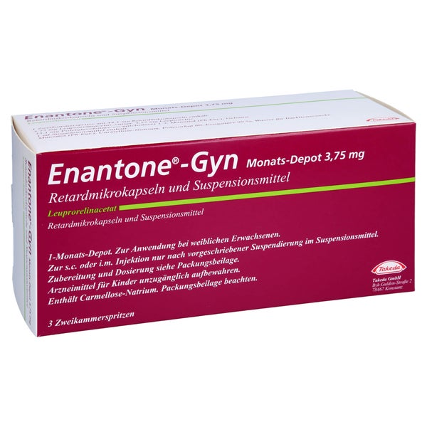 ENANTONE-Gyn Monats-Depot 3,75 mg 2-Kammerspr.RMS 3 St