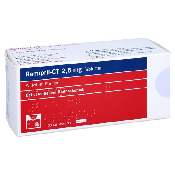 Ramipril-ct 2,5 mg Tabletten 100 St
