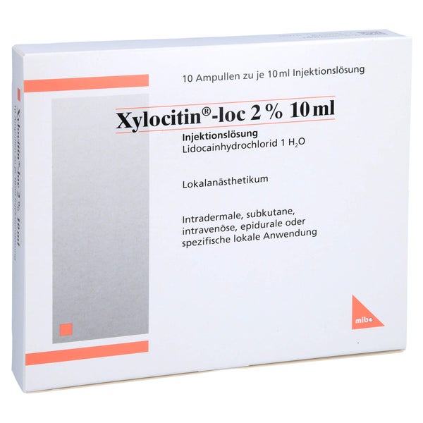 Xylocitin-loc 2% 10 ml Injektionslösung 10X10 ml